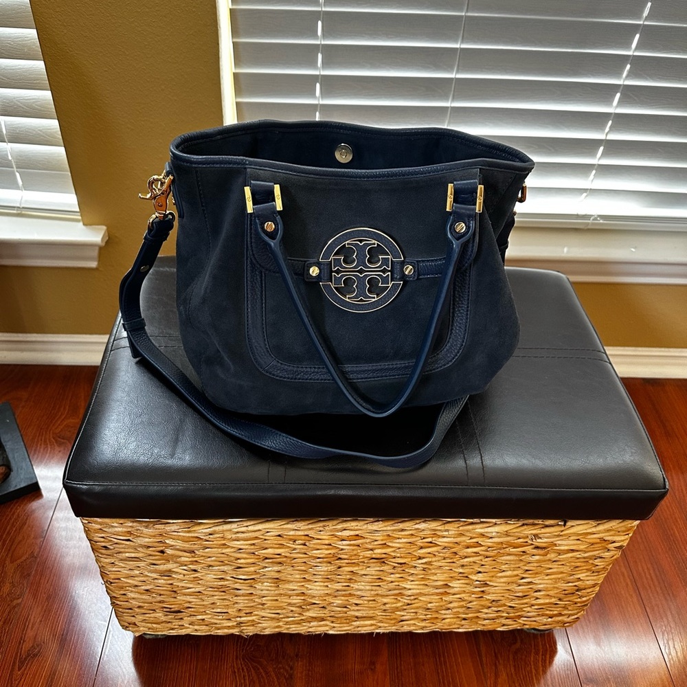 Tory Burch suede bag